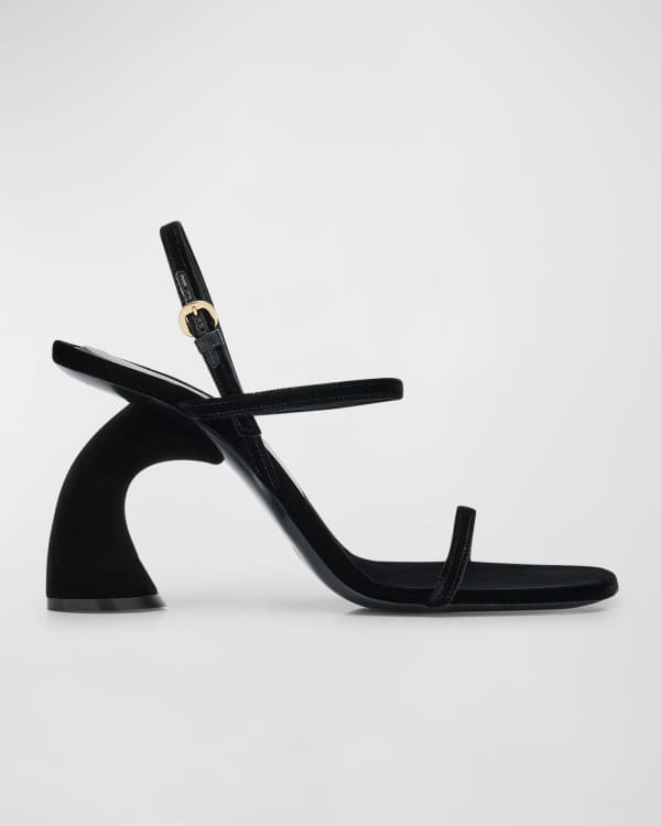 Givenchy triangle leather sandals hot sale
