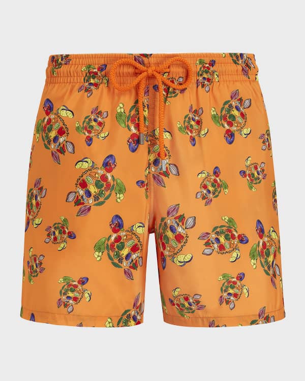 Vilebrequin Men s Coconut Print Swim Trunks Neiman Marcus