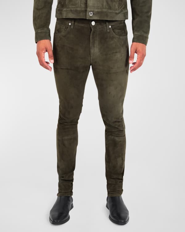 Waxed skinny outlet jeans mens