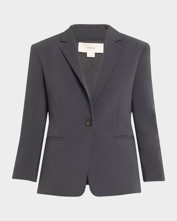 Theory Eco Crunch Wash Blazer | Neiman Marcus