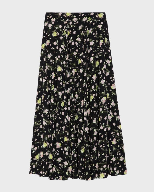 Helmut lang satin maxi clearance skirt