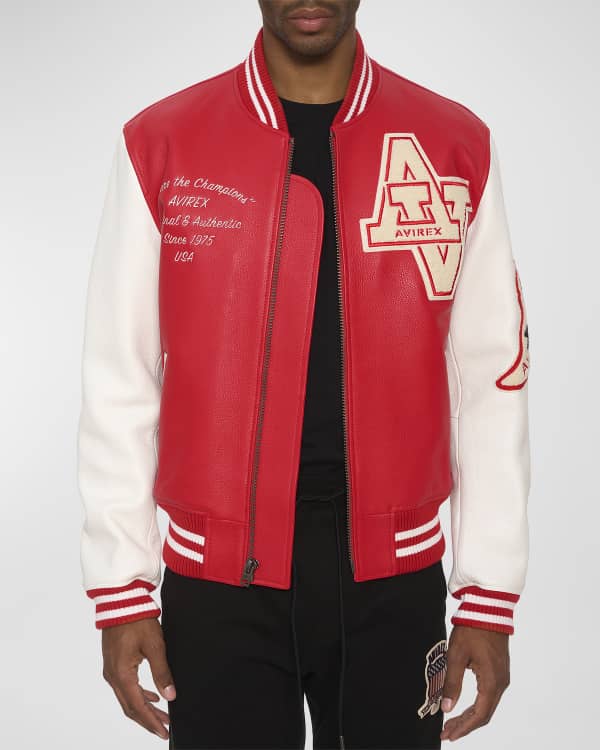 AVIREX Men's CWU Satin Flight Jacket | Neiman Marcus