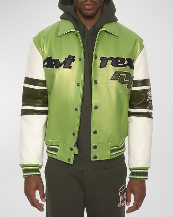 Mens avirex 2025 leather jackets