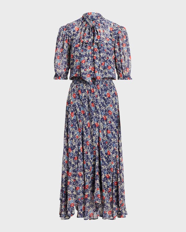 Polo Ralph Lauren Eyelet-Embroidered Cotton Shirtdress | Neiman Marcus