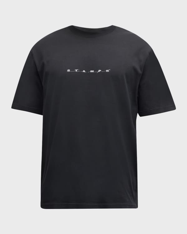 Versace Men's Metallic Logo T-Shirt | Neiman Marcus