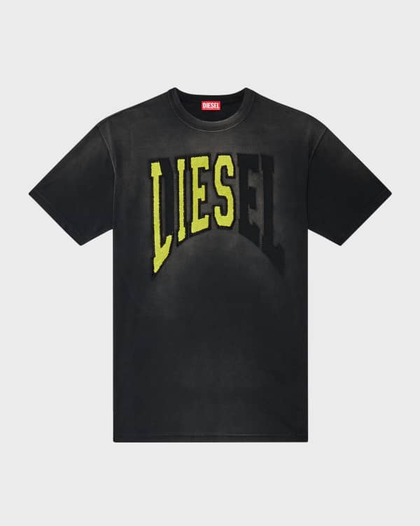 Diesel Men's T-Must-Slits-N2 Logo Address T-Shirt | Neiman Marcus