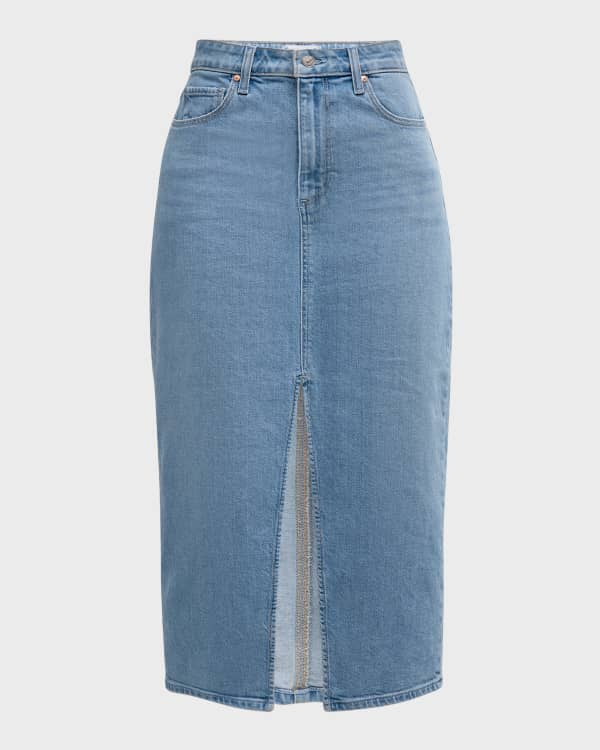 ONLY Onlcady Reg Belt Dnm Midi Skirt Bj333 Women's Onlcady Reg Belt Dnm