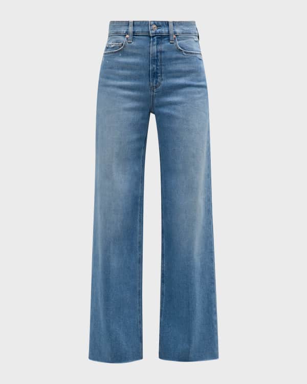 Paige sutton top wide leg jeans