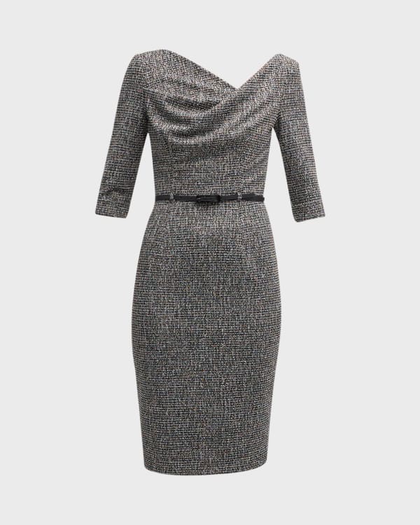 Black halo blue dress hotsell