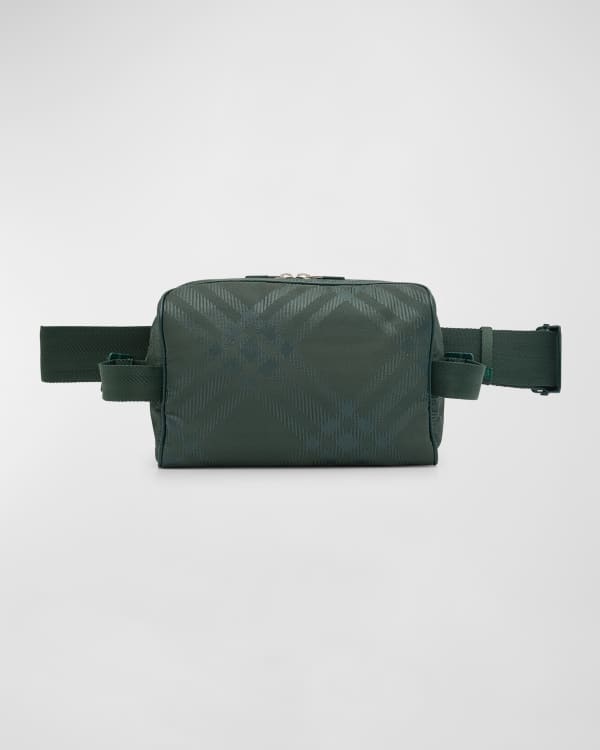Burberry Men s Vintage Check Nylon Belt Bag Fanny Pack Neiman Marcus