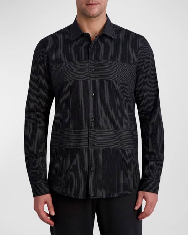 Homme Plisse Issey Miyake Men's Solid Jersey Sport Shirt | Neiman