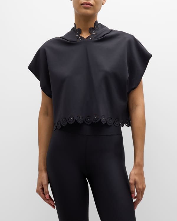 Alo Yoga Low Key Bell-Sleeve Pullover Hoodie - Bergdorf Goodman