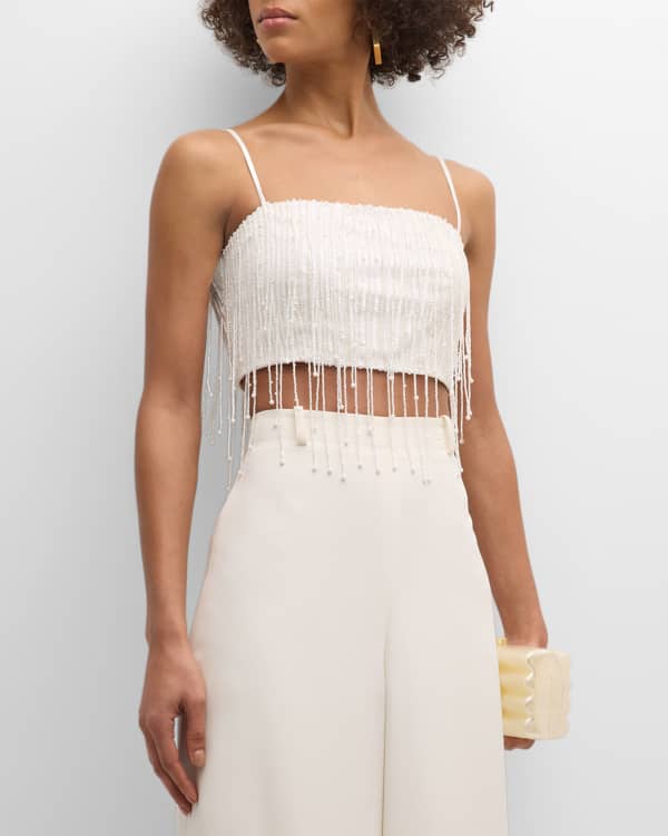 Rozie Corsets Ruched Cold-Shoulder Cropped Top