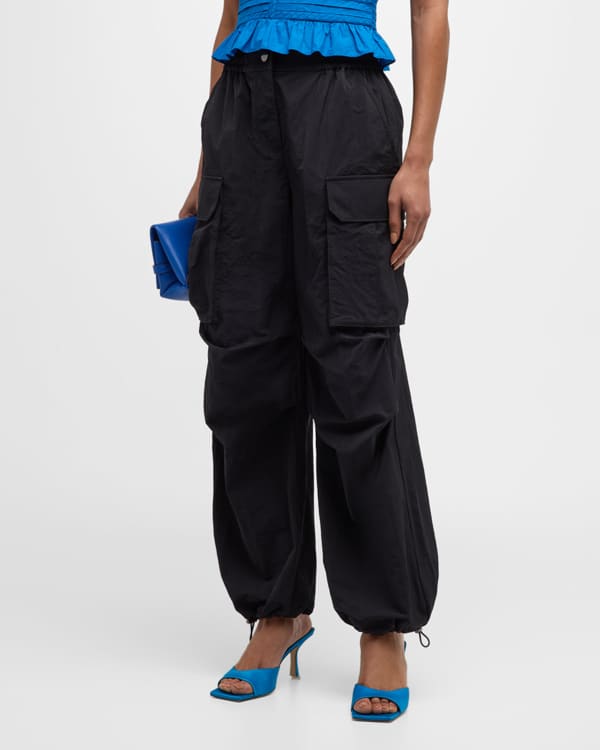 Olivia Satin Belted Cargo Pant main image 0