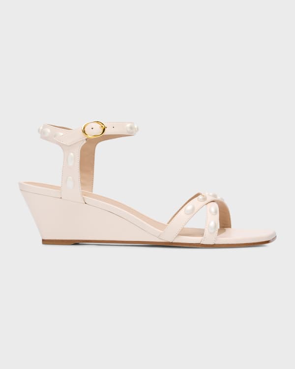 STUART WEITZMAN Womens Gray Crisscross Straps Braided Padded Teodora Round Toe Block Heel Buckle Leather Slingback Sandal main image 0