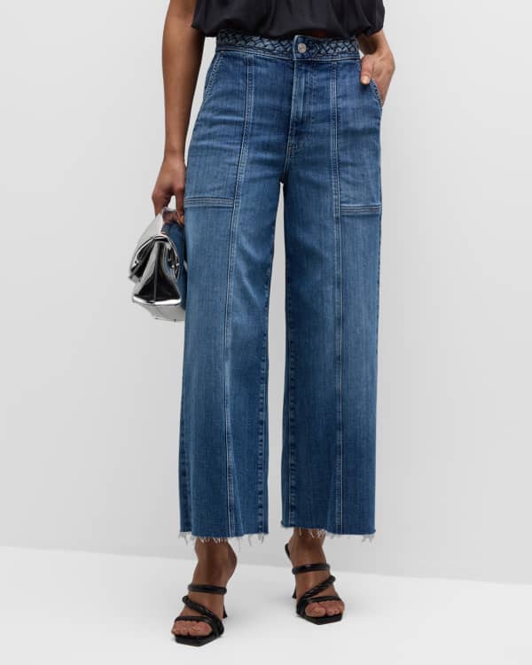 PAIGE Anessa High-Rise Wide-Leg Crop Jeans