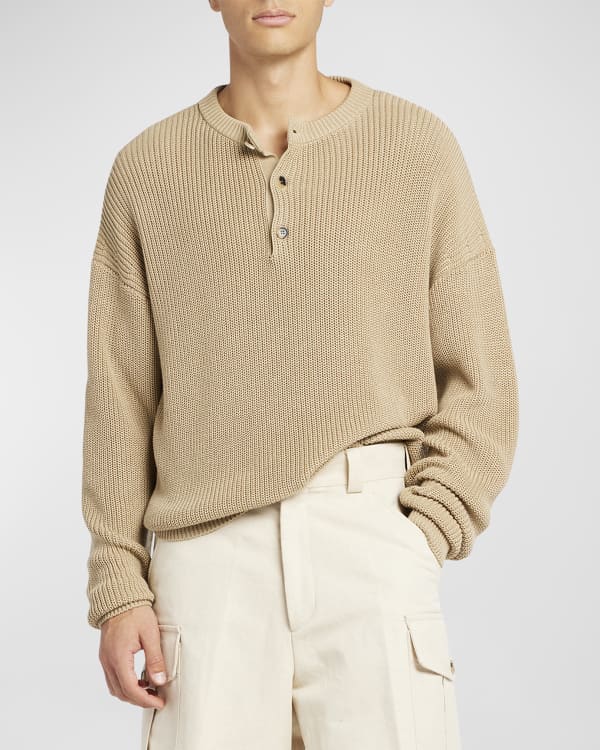 LORO PIANA Honeycomb-Knit Cashmere Sweater for Men