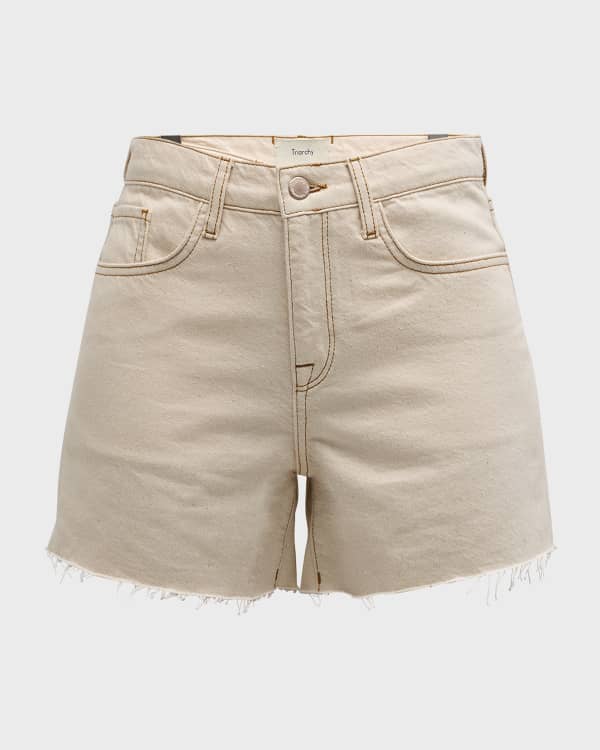 James Jeans Baggy Beau Boyfriend Shorts w Stars Neiman Marcus