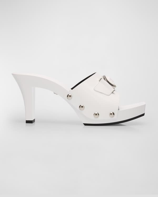 Versace icon leather sandals deals