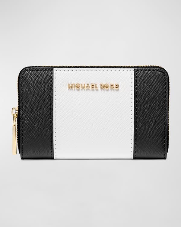 Michael kors snake print wallet deals