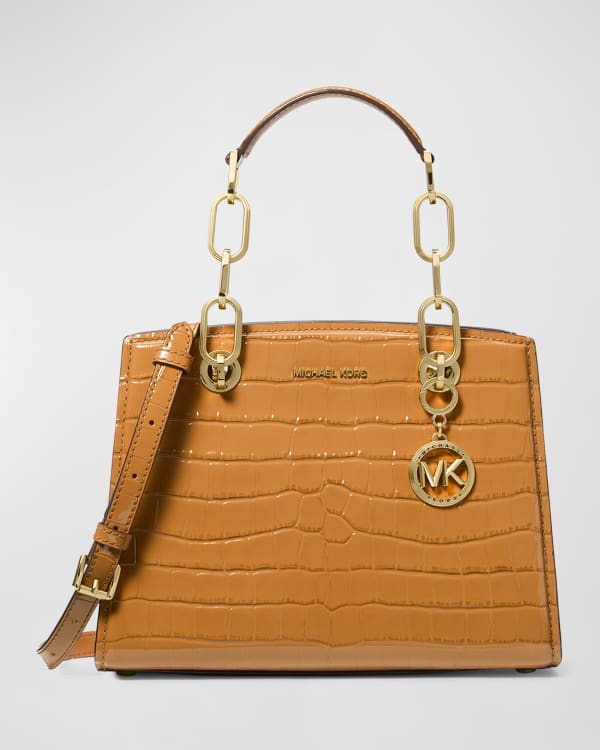 MICHAEL Michael Kors Savannah Large Saffiano Satchel Bag Black