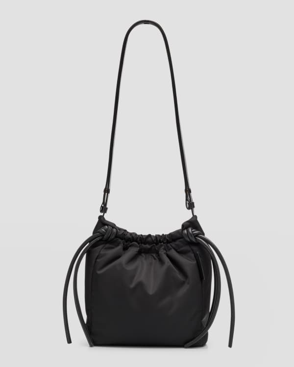 Proenza Schouler Frame Striped Leather Calf Hair Shoulder Bag