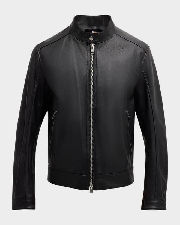 Neiman marcus mens leather jacket deals