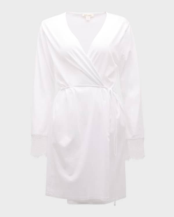 OVAL SILK CHARMEUSE ROBE