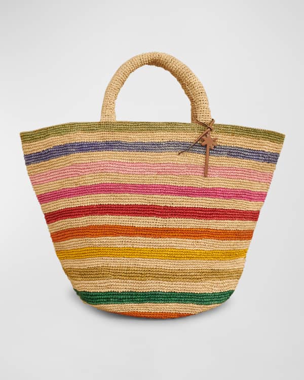 Jacquline Raffia Beach Tote