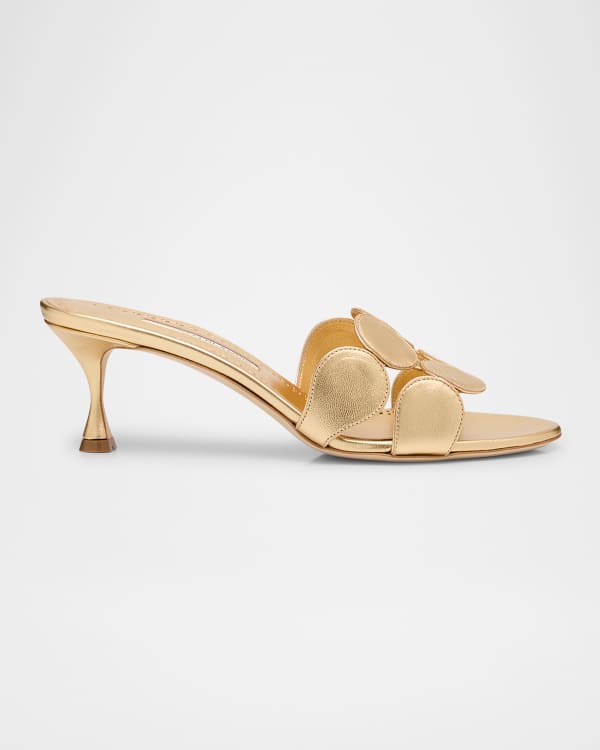 Jacquemus Les Mules Limone Puffy Lambskin Thong Sandals