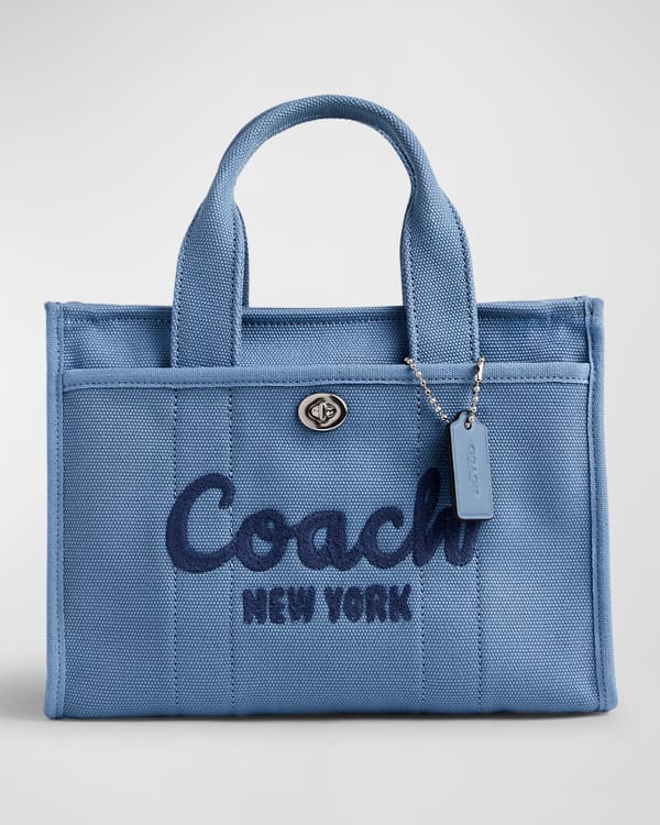 Coach Women's Washed Denim Signature Field Tote Bag 22