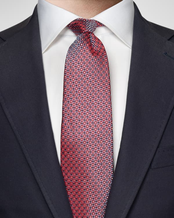 mens silk tie set