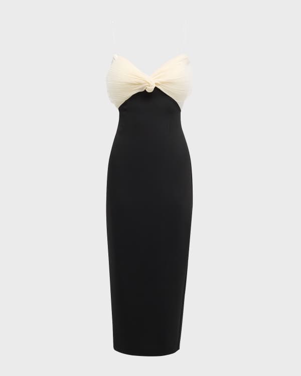 Milla wool-blend midi dress