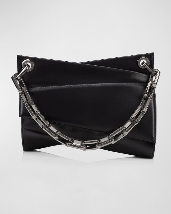 Christian Louboutin Loubila Shoulder Bag in Grained Leather Neiman Marcus