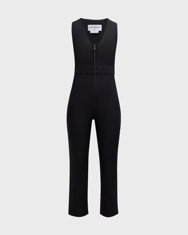 Spanx The Perfect Sleeveless Wide Leg JumpsuIt Neiman Marcus