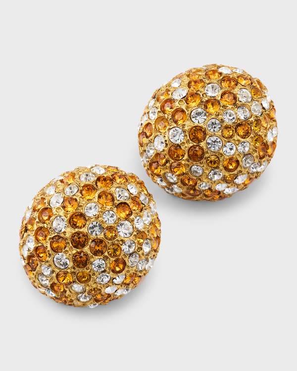 Valentino Garavani - Woman - Oro/Nero/Crystal - Earring