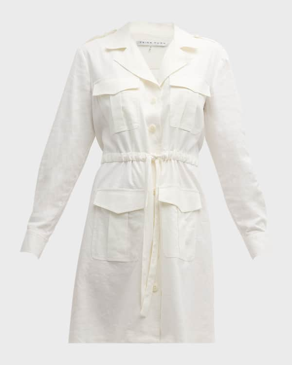 Cressida belted cotton shirt dress