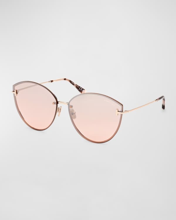 TOM FORD Anais Metal Cat-Eye Sunglasses | Neiman Marcus