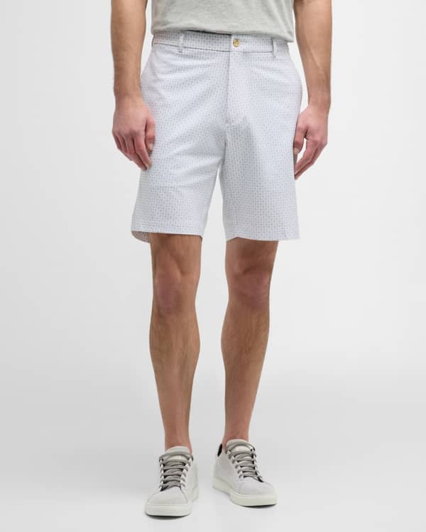 Peter Millar Apex Seersucker Check Shorts Neiman Marcus