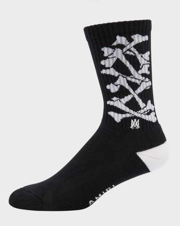 Off-White Men's Arrows Mid-Length Socks | Neiman Marcus