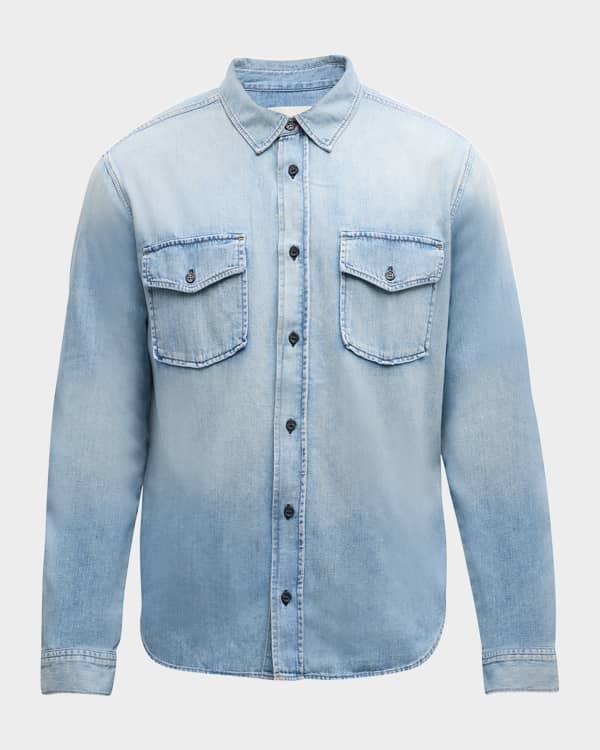 Polo Ralph Lauren Men's Denim Snap-Front Western Shirt