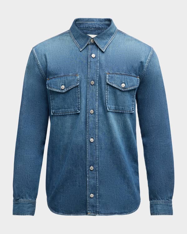 Polo Ralph Lauren Men's Denim Snap-Front Western Shirt