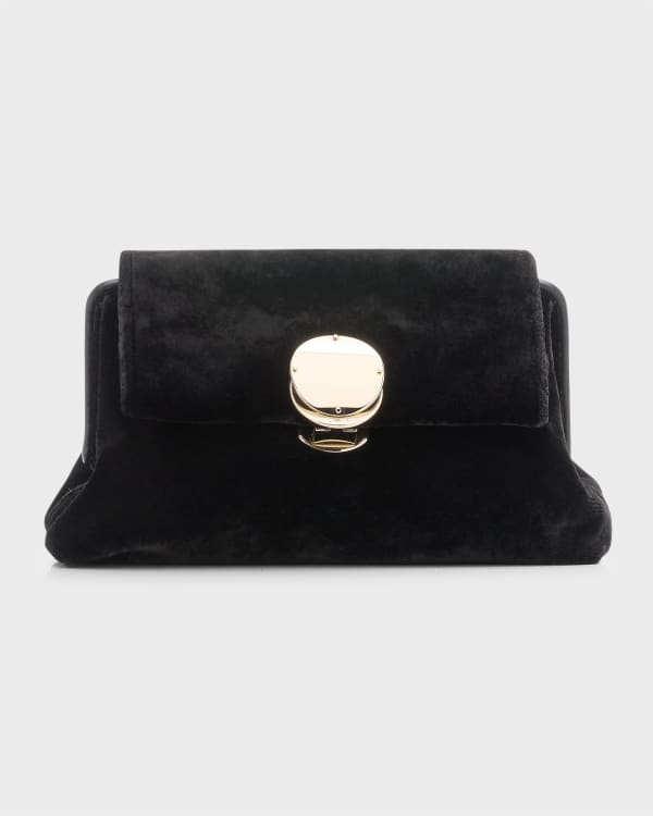 Chloe Elle Clutch Bag with Shoulder Strap Red Neiman Marcus
