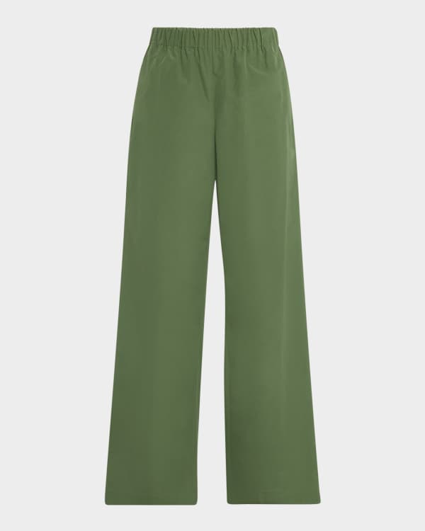 Sablyn Wide-Leg Silk Pants | Neiman Marcus