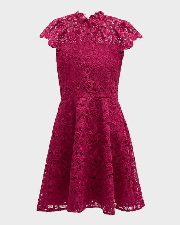 Shoshanna sora lace mini dress online