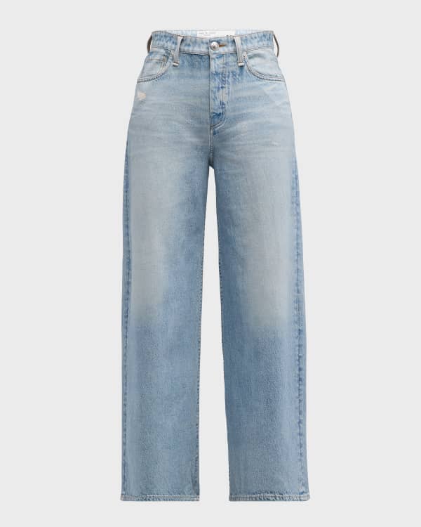 Sofie High-Rise Wide-Leg Ankle Cuff Jeans