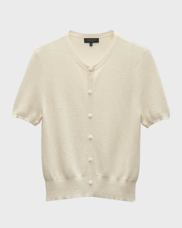 Michael Stars Ariana Flutter Sleeve Sweater Neiman Marcus