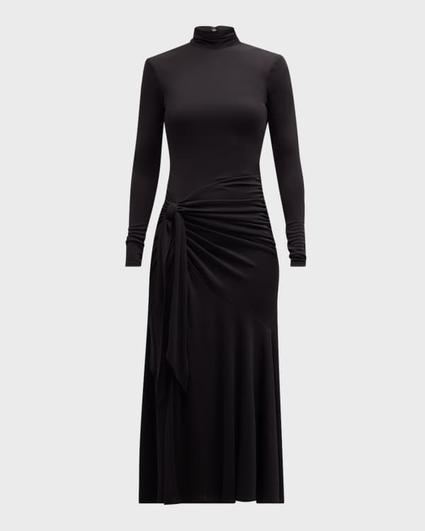 Cinq a Sept Santina Cashmere Blend Embellished Combo Mini Dress Neiman Marcus
