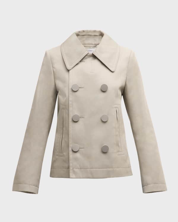 【関税&送料込】Bottega Veneta Double-Breasted Peacoat BEIGE BOTTEGA VENETA DOUBLE-BREASTED PEACOAT (792195V2T10