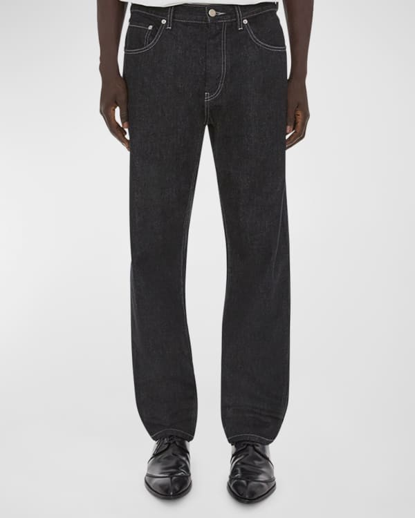 Valentino Garavani Super Flare V-Logo Chain Denim Pants - Bergdorf